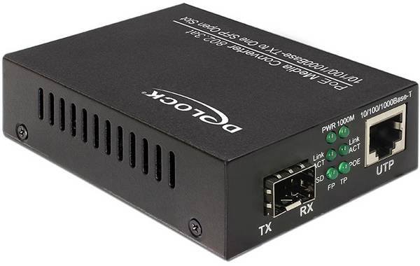 Delock 86180 1 SFP Medienkonverter 1 GBit/s