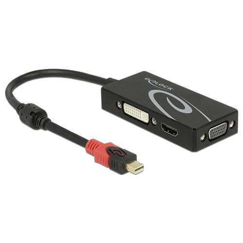 Delock 62855 Mini-DisplayPort / DVI Adapter [1x Mini-DisplayPort Stecker - 3x DVI-Buchse 24+1pol., VGA-Buchse, HDMI-Buch...