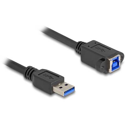 USB 3.0-Verlängerungskabel mit männlichem und weiblichem Anschluss, verwendet für Datenübertragung und Geräteanschluss.