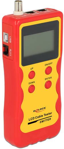 Delock 86108 Netzwerktester Passend für (Netzwerk-Spezifikationen (CAT)): Kabel-1