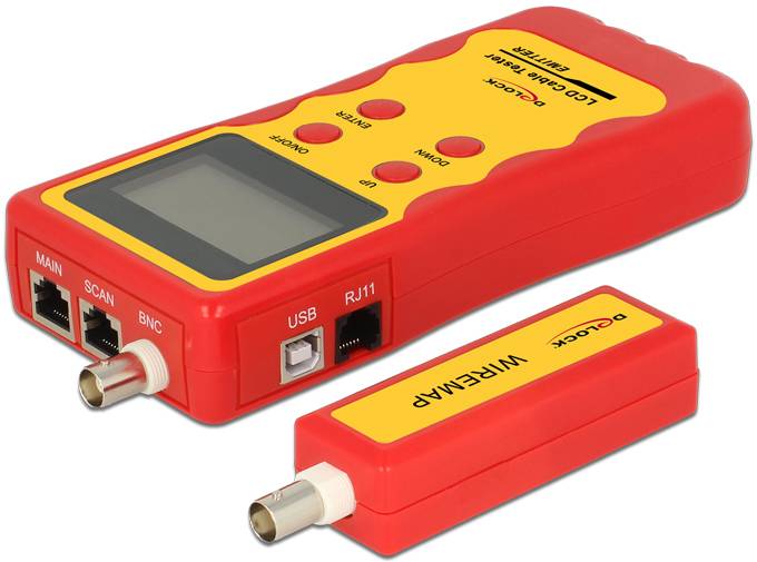 Delock 86108 Netzwerktester Passend für (Netzwerk-Spezifikationen (CAT)): Kabel-3