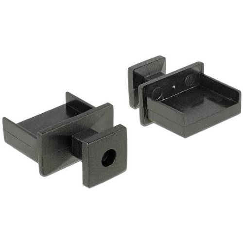 Thumbnail - DeLOCK 64009 Steckdosensicherung USB Typ-A Schwarz 10 Stück(e) 64009 64009 Delock Inhalt: 1 St.