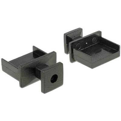 Staubschutz für USB Typ-A Buchse mit Griff 10 Stück schwarz 64009 64009 Delock Inhalt: 10 St.-0