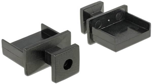 Staubschutz für USB Typ-A Buchse mit Griff 10 Stück schwarz 64009 64009 Delock Inhalt: 10 St.
