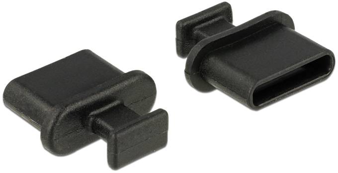Staubschutz für USB Type-C™ Buchse mit Griff 10 Stück schwarz 64013 64013 Delock Inhalt: 1 St. 64013 64013 Delock In 640-1