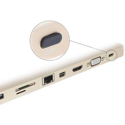 Staubschutz für USB Type-C™ Buchse ohne Griff 10 Stück schwarz 64014 Delock Inhalt: 10 St.-2