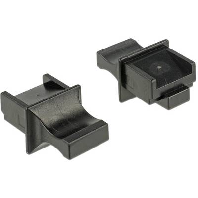 Delock 64020 Staubschutz für RJ45 Buchse mit Griff 10 Stück schwarz 64020 Schwarz 1 St.-0