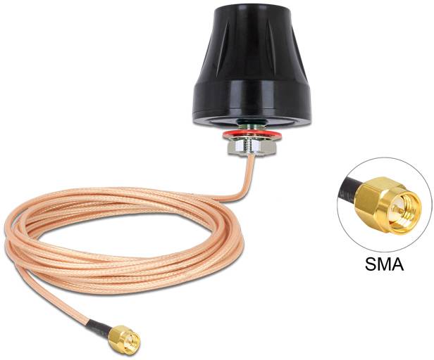 Delock 89589 89589 LTE-Antenne 2 dBi 2.4 GHz-1