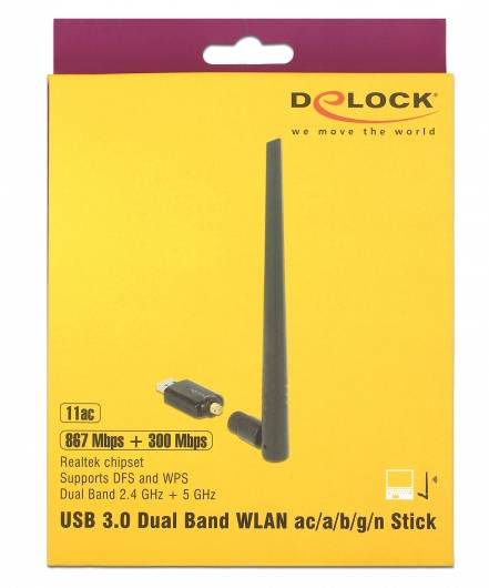 Delock 12535 12535 WLAN Antenne 2.4 GHz-3