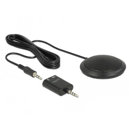 Thumbnail - Delock 65873 Ansteck Tischmikrofon Übertragungsart (Details):Kabelgebunden inkl. Kabel Kabelgebunden Schwarz