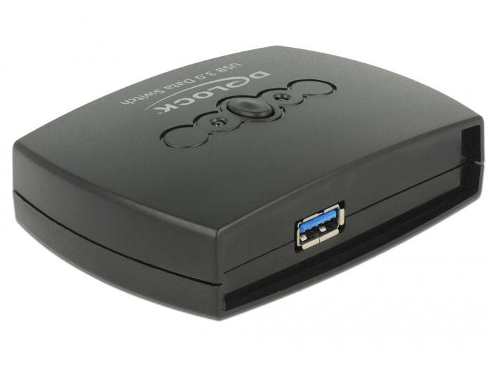 Delock 87723 USB 3.2 Gen 1-Umschalter (USB 3.0) Schwarz-2