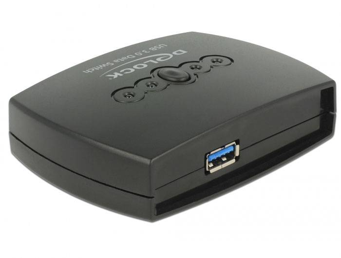 Delock 87724 USB 3.2 Gen 1-Umschalter (USB 3.0) Schwarz-2