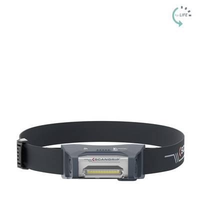 Stirnlampe mit verstellbarem Gummiband und LED-Leuchte vorne. Geeignet für Freisprech-Arbeiten in dunklen Umgebungen.