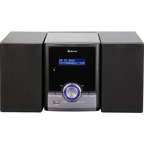 Denver MDA-285 Stereoanlage DAB+, UKW, CD, Bluetooth®, MP3, 2 x 5 W Schwarz