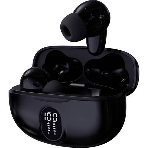 Denver TWE-57B BLACK In Ear Kopfhörer Bluetooth® Stereo Schwarz Handy
