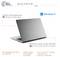 Schlanker silberner Laptop mit CSL-Branding, ausgestattet mit Windows 11, Intel Core i5, 4 GB DDR4 RAM, bis zu 9 Stunden Akkulaufzeit, Metallgehäuse.