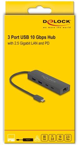 Delock USB-C® Dockingstation 64110 Passend für Marke Dockingstations: Universal-3