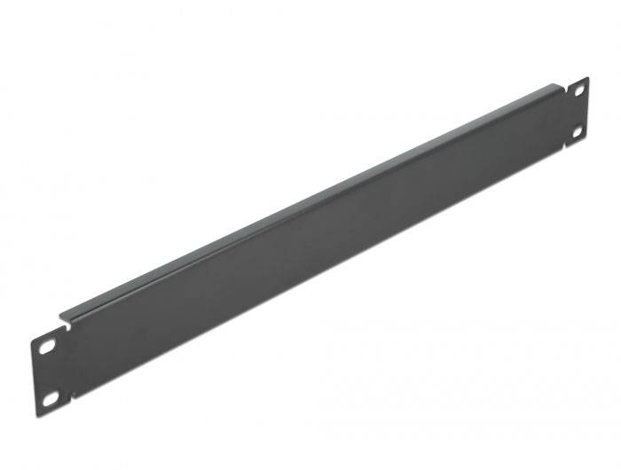 Delock 66289 19 Zoll Netzwerkschrank-Blindabdeckung 1 HE Schwarz-1