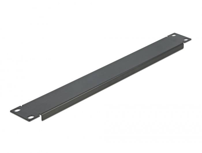 Delock 66289 19 Zoll Netzwerkschrank-Blindabdeckung 1 HE Schwarz-2