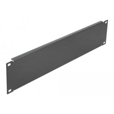 Delock 66290 19 Zoll Netzwerkschrank-Blindabdeckung 2 HE Schwarz-0