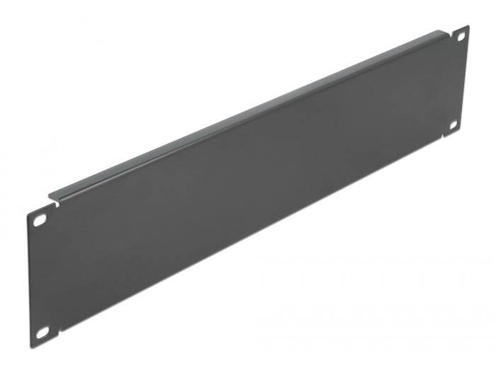Delock 66290 19 Zoll Netzwerkschrank-Blindabdeckung 2 HE Schwarz-1
