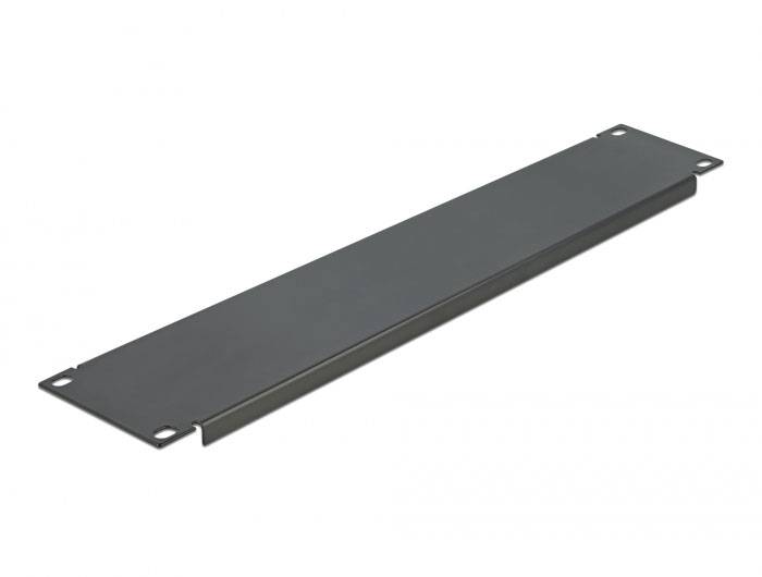 Delock 66290 19 Zoll Netzwerkschrank-Blindabdeckung 2 HE Schwarz-2