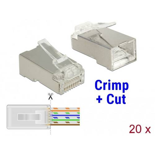 Thumbnail - Delock RJ45 Netzwerk Adapter Transparent