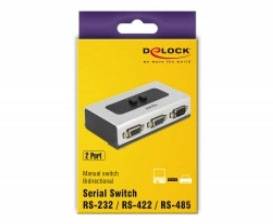 DeLock - Switch - 3 x seriell - Desktop, wandmontierbar-3
