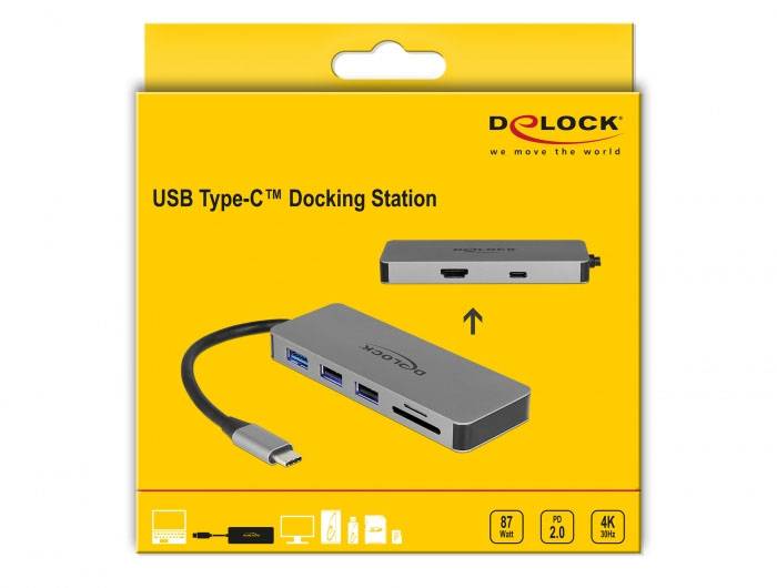 Delock USB-C® Dockingstation 87743-4