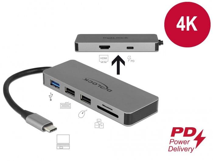 Delock USB-C® Dockingstation 87743-5