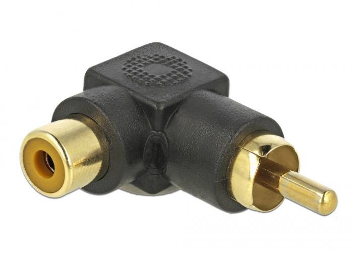 'RCA-Kupplung auf RCA-Stecker'-Adapter. Wandelt RCA-Anschlüsse um und ermöglicht eine flexible Verbindung zwischen Audiogeräten.