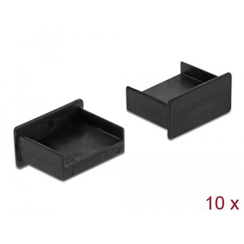 Thumbnail - DeLOCK Staubschutz für USB Typ-A Buchse ohne Griff 10 Stück schwarz 64102 64102 Delock Inhalt: 1 St.