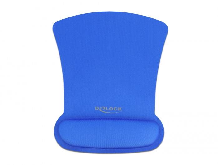 Delock 12699 Mauspad mit Handballenauflage Blau-2