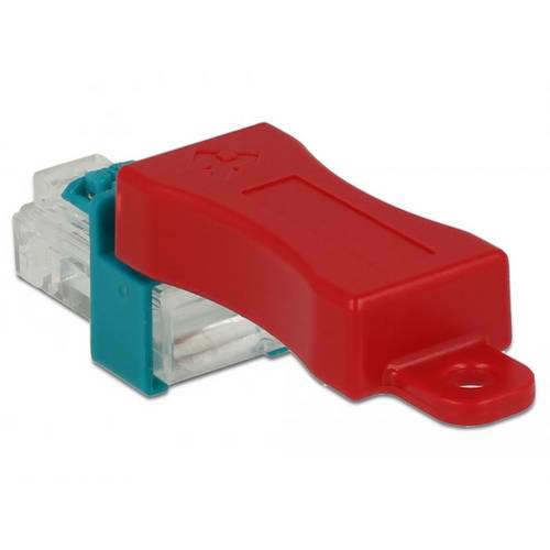 Thumbnail - Delock RJ45 LAN Port Schloss 86425 Rot 86425