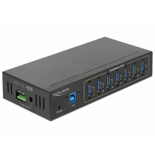 Thumbnail - Delock 63311 USB 3.2 Gen 1-Hub (USB 3.0) Schwarz