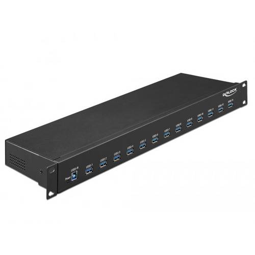 Thumbnail - Delock 64039 USB 3.2 Gen 1-Hub (USB 3.0) Schwarz
