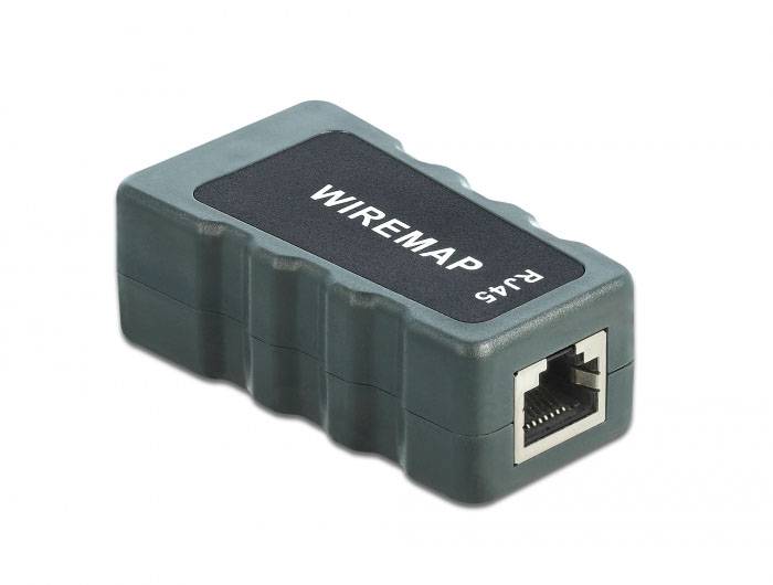 Delock 63110 Netzwerktester Passend für (Netzwerk-Spezifikationen (CAT)): Kabel-4