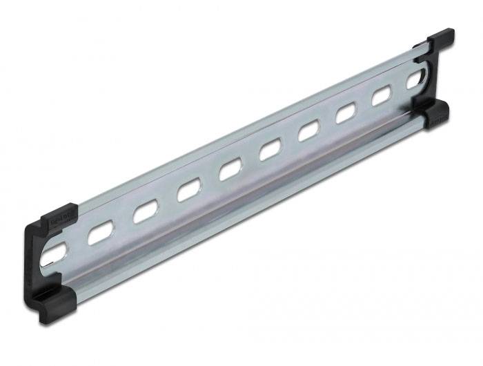 Delock 66192 66192 Hutschiene Stahl 250 mm 1 St. Box