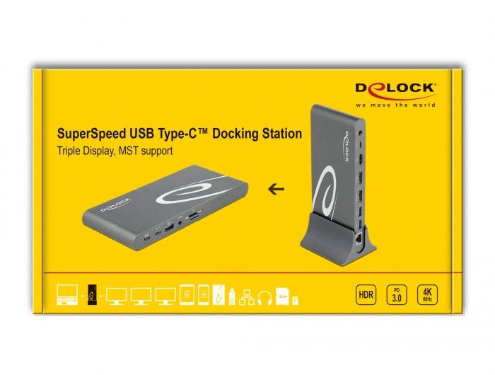 Delock USB-C® Dockingstation 87772-6