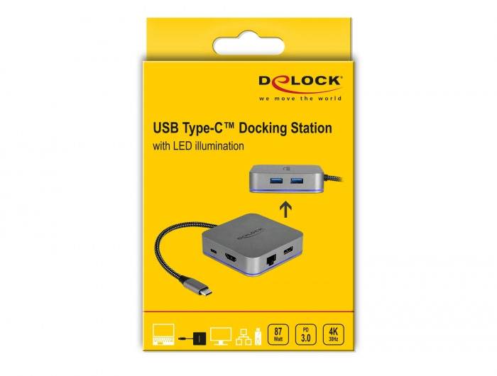 Delock USB-C® Dockingstation 87742-4