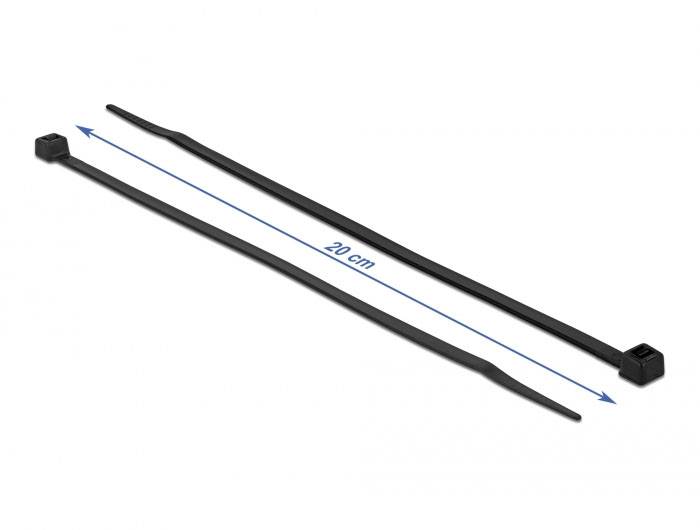 Delock 19559 Kabelbinder Schwarz 100 St.-2