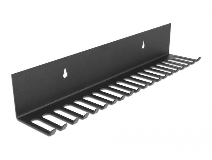 Delock Kabel-Halteclips Metall Schwarz (L x B x H) 318 x 65 x 55 mm 1 St. 66729-1