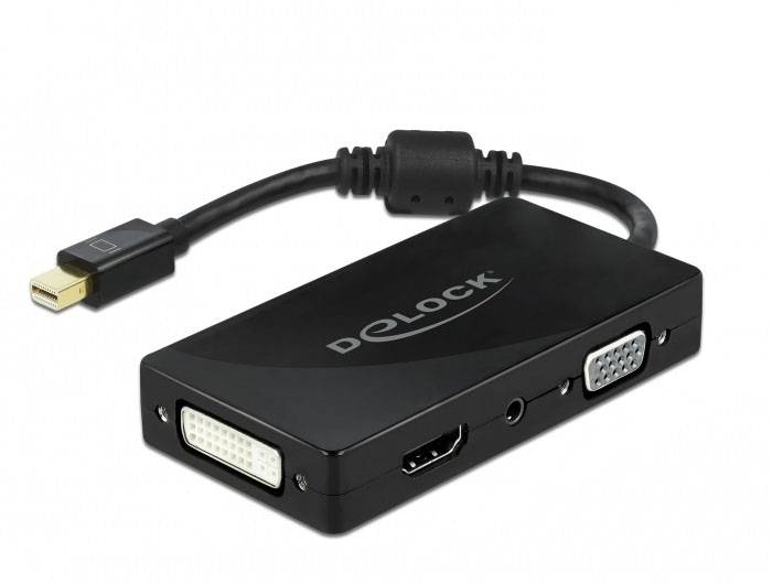 Delock 62073 Mini-DisplayPort Adapter Schwarz 15 cm-1