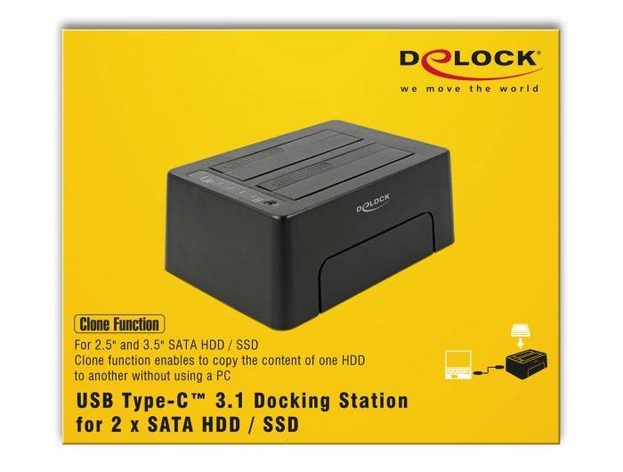 Delock USB-C® Dockingstation 63957-6