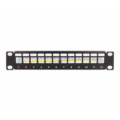 Delock 66874 Patch-Panel 254 mm (10") 1 HE Schwarz-3