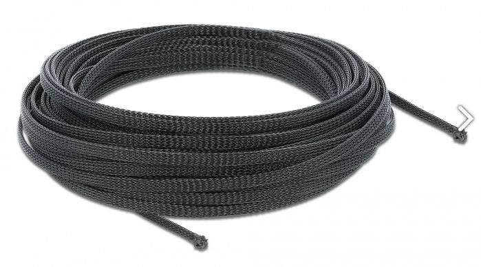 Delock 18847 18847 Geflechtschlauch Schwarz Polyester 10 m 1 bis 6 mm 1 St.-0