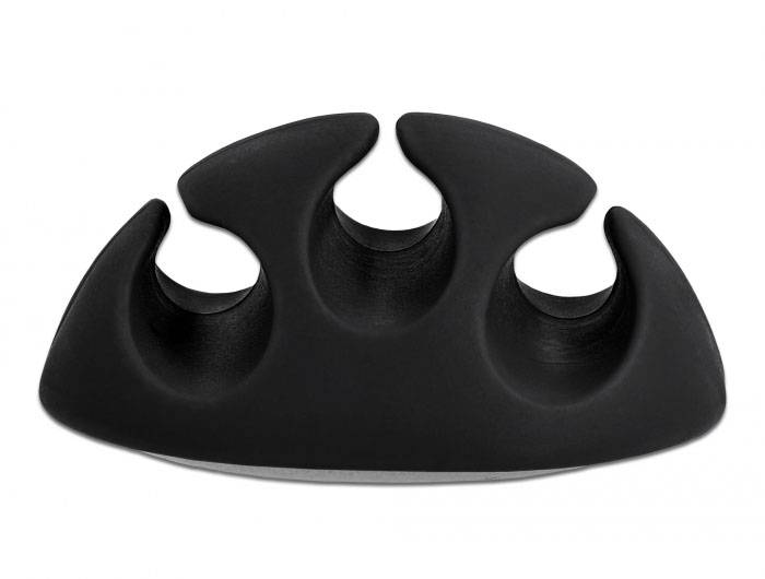 Delock Kabel-Halteclips Thermoplast Schwarz, Weiß (Ø x H) 5 mm x 16 mm 1 Set 18346-3