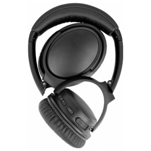 Thumbnail - Delock 27181 HiFi Over Ear Kopfhörer Bluetooth®, kabelgebunden, Kabellos Schwarz Faltbar, Lautstärkeregelung