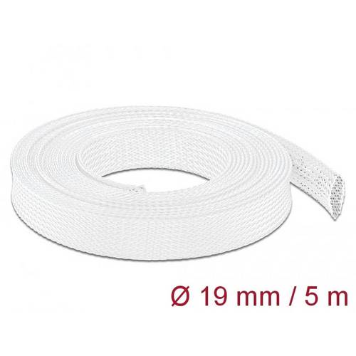 Thumbnail - Delock 20695 20695 Geflechtschlauch Weiß Polyester 5 m 1 St.