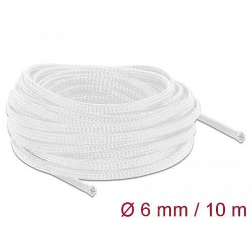 Thumbnail - Delock 20693 20693 Geflechtschlauch Weiß Polyester 10 m 1 St.